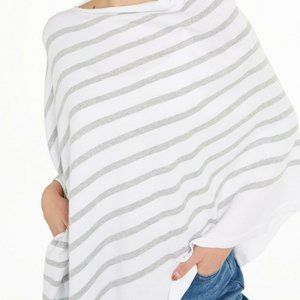 Eileen Fisher organic cotton lightweight poncho